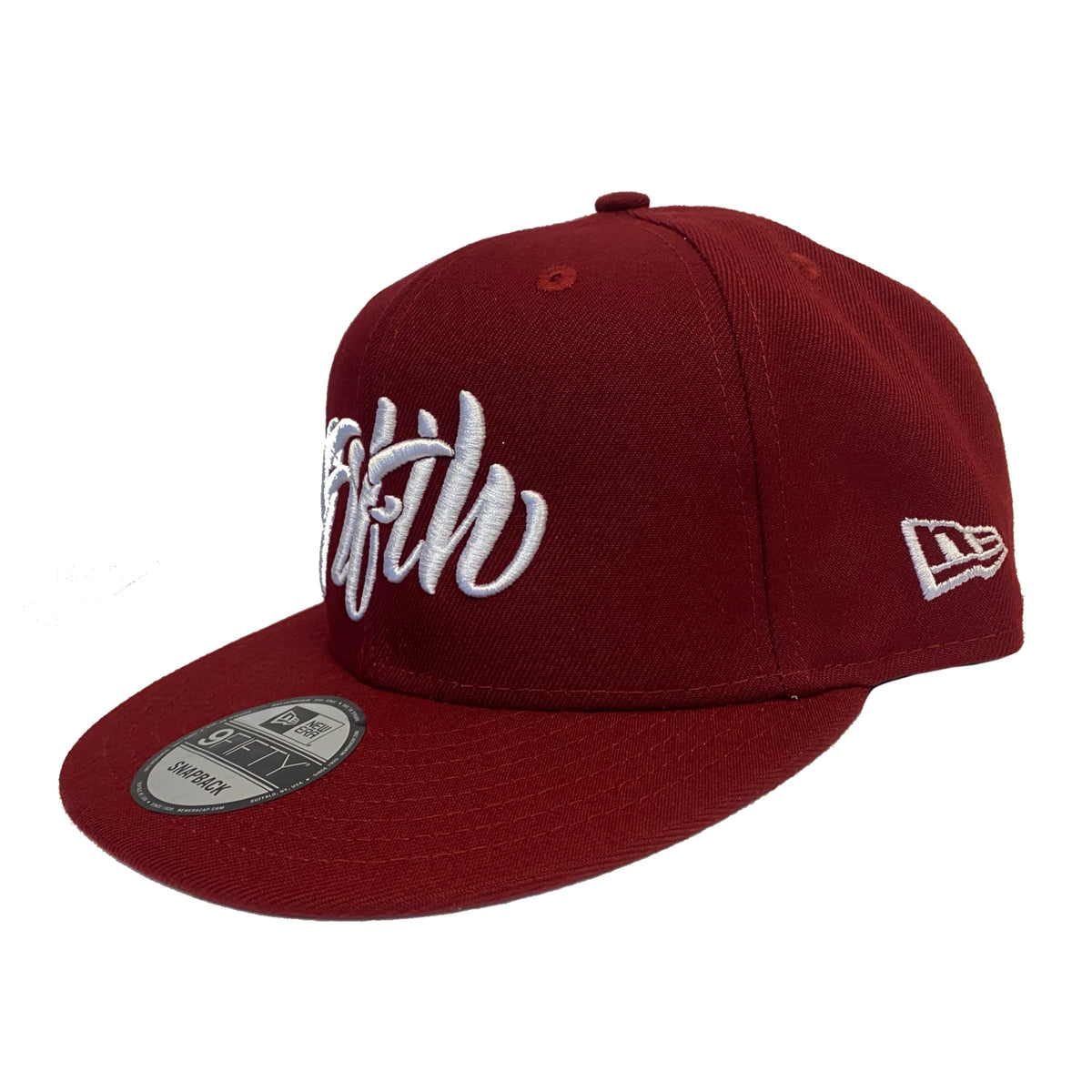 Fifth Cursive Snap Red
